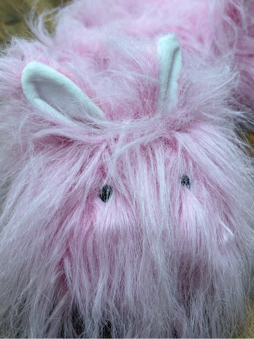 Skims Pink Bunny Rabbit Slippers - Picture 5 of 8